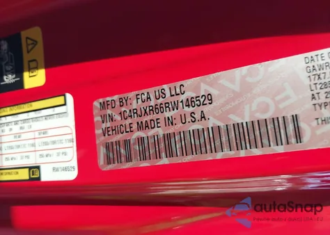 2024 Jeep Wrangler 4Xe Rubicon 4Xe z USA, uszkodzony, nr VIN 1C4RJXR66RW146529